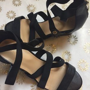 Black Liz Claiborne wedges
